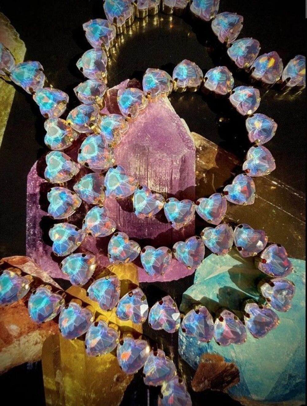Feed Me Gems | NWT | Sweetheart Reverie Necklace or Belt | Purple Opal